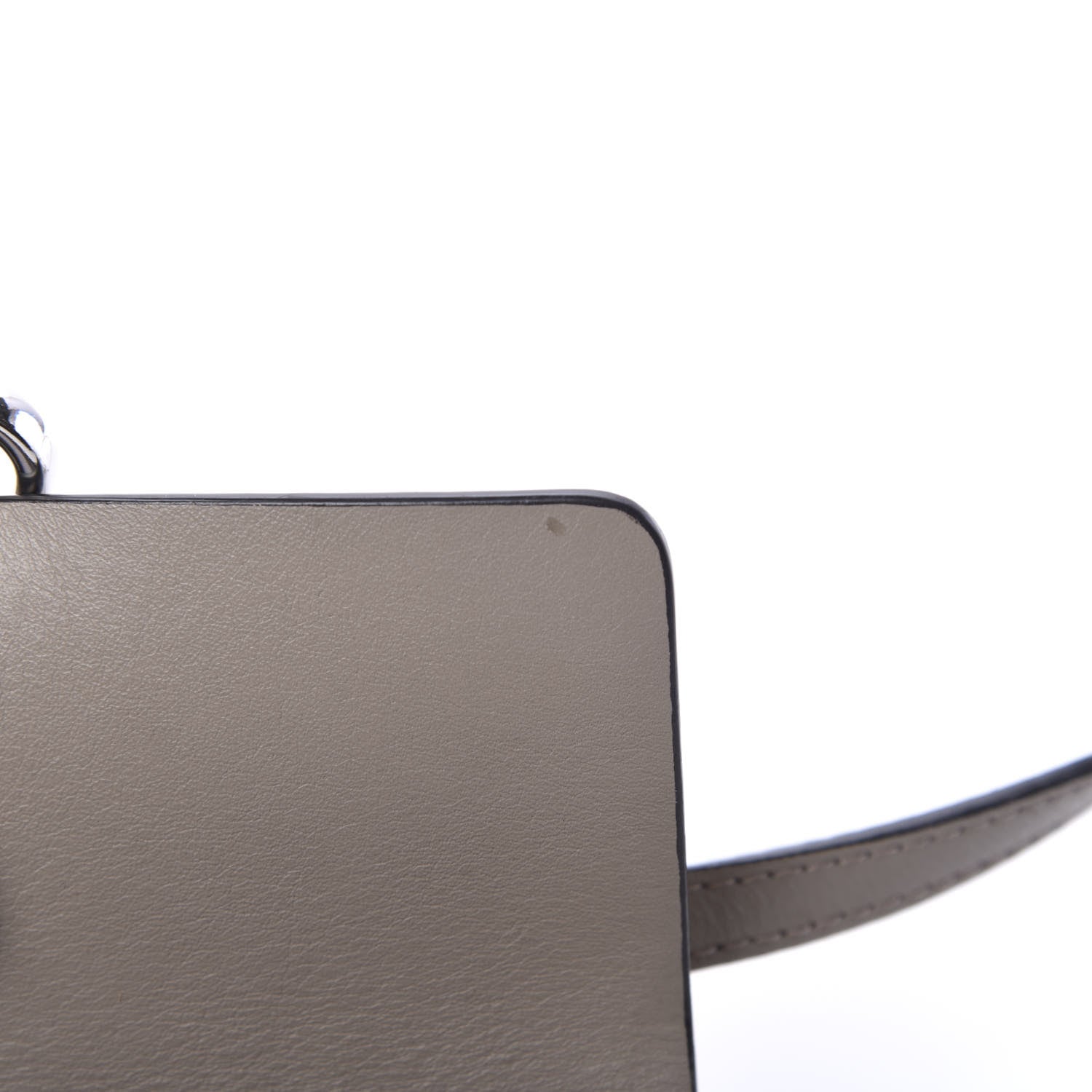 Chloe Suede Calfskin Mini Faye Shoulder Bag Motty Grey 10 of 10