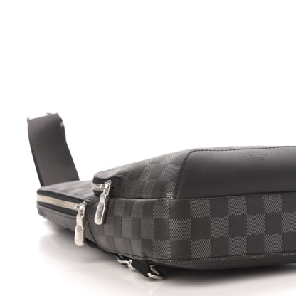 Louis Vuitton Damier Infini Avenue Sling Bag Onyx Silver 6 of 9