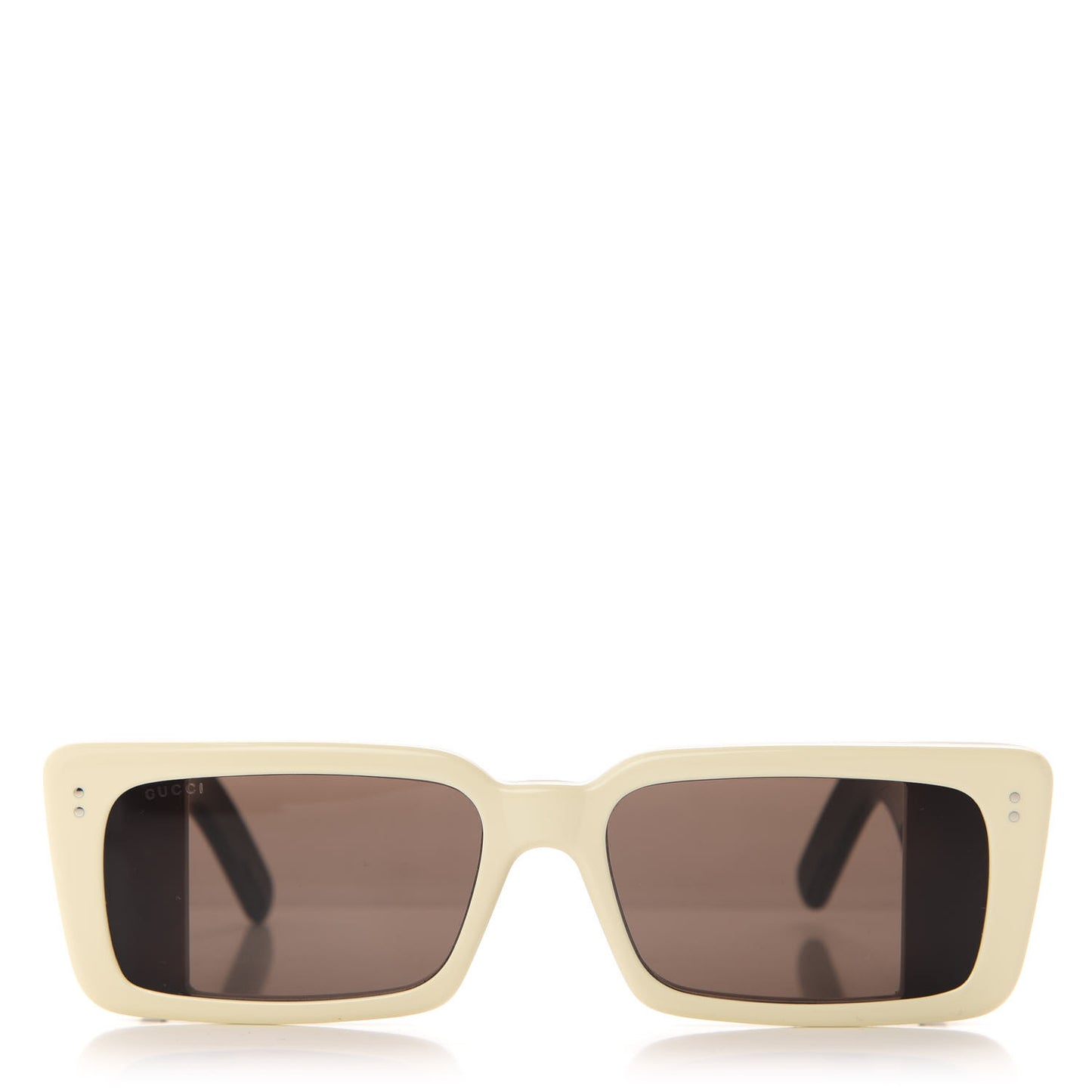 Acetate Rectangular Flap GG0543S Sunglasses White Black