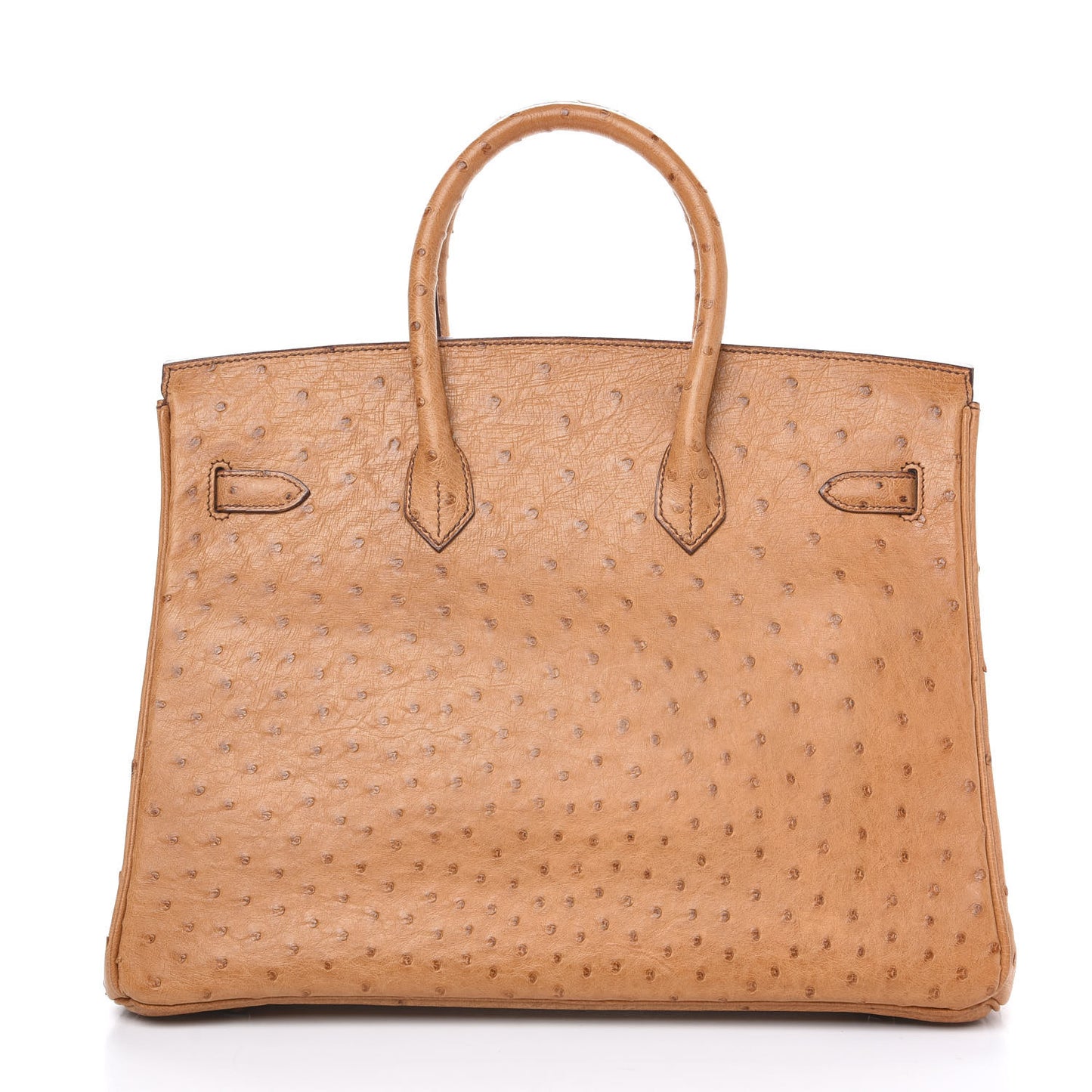 Ostrich Birkin 35 Gold