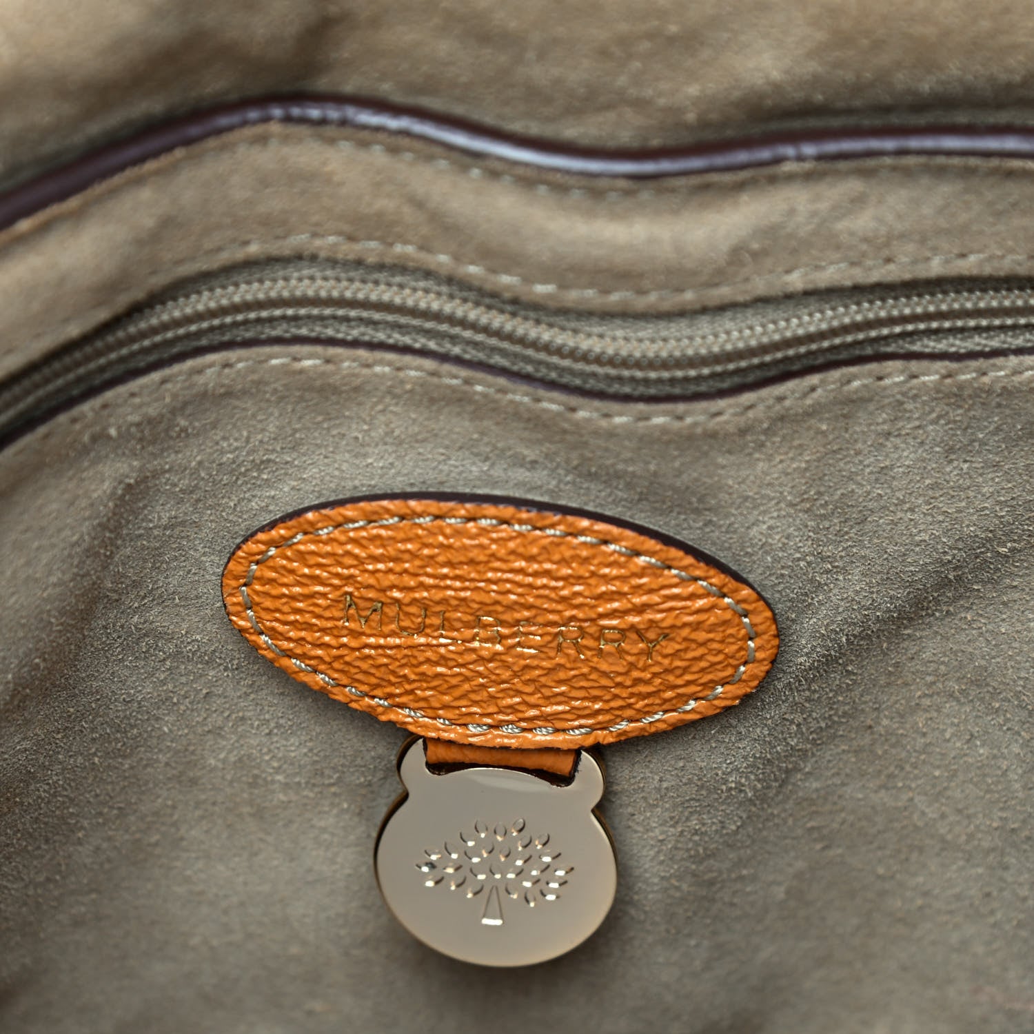 Mulberry Grainy Patent Small Bayswater Sycamore 7 of 10