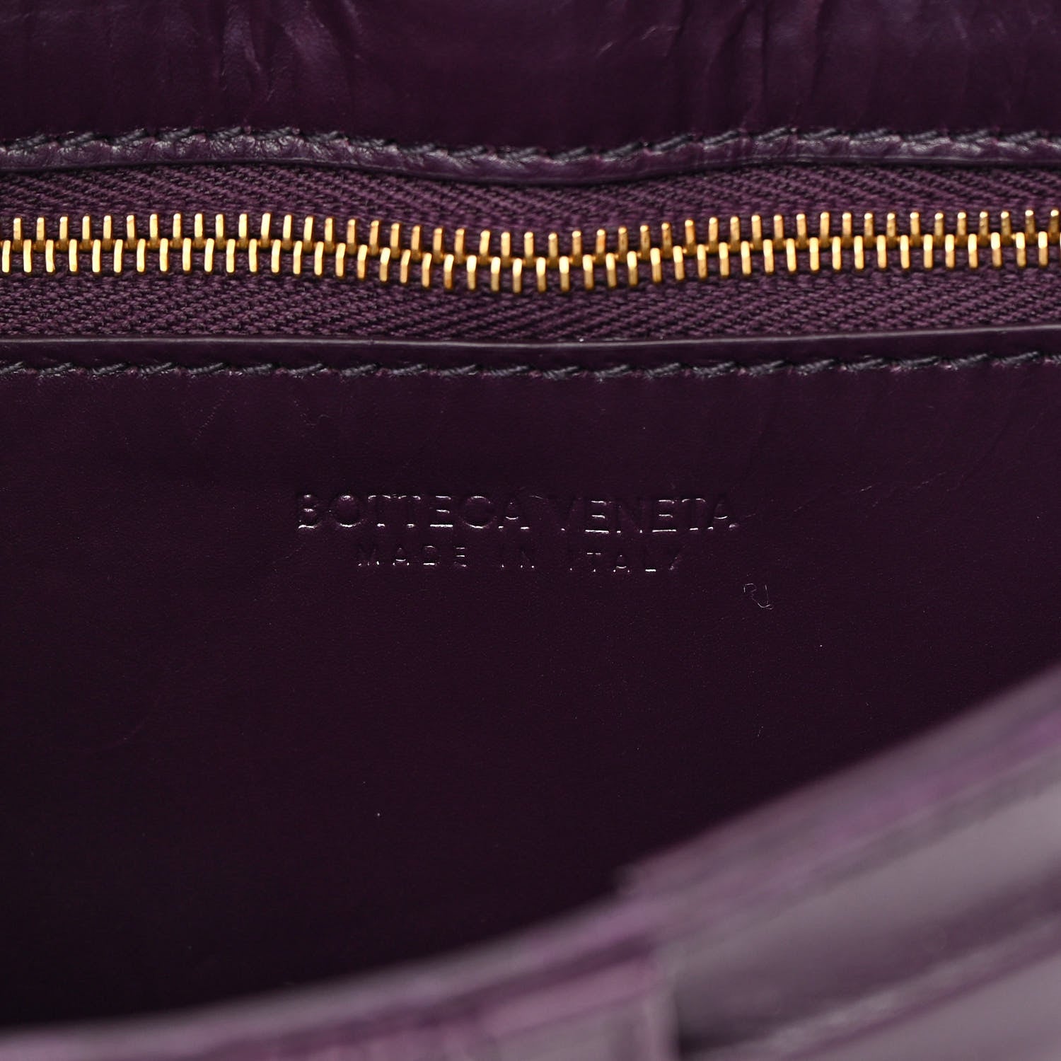 Bottega Veneta Calfskin Intreccio Plisse Cassette Crossbody Bag Dark Mystic 6 of 12