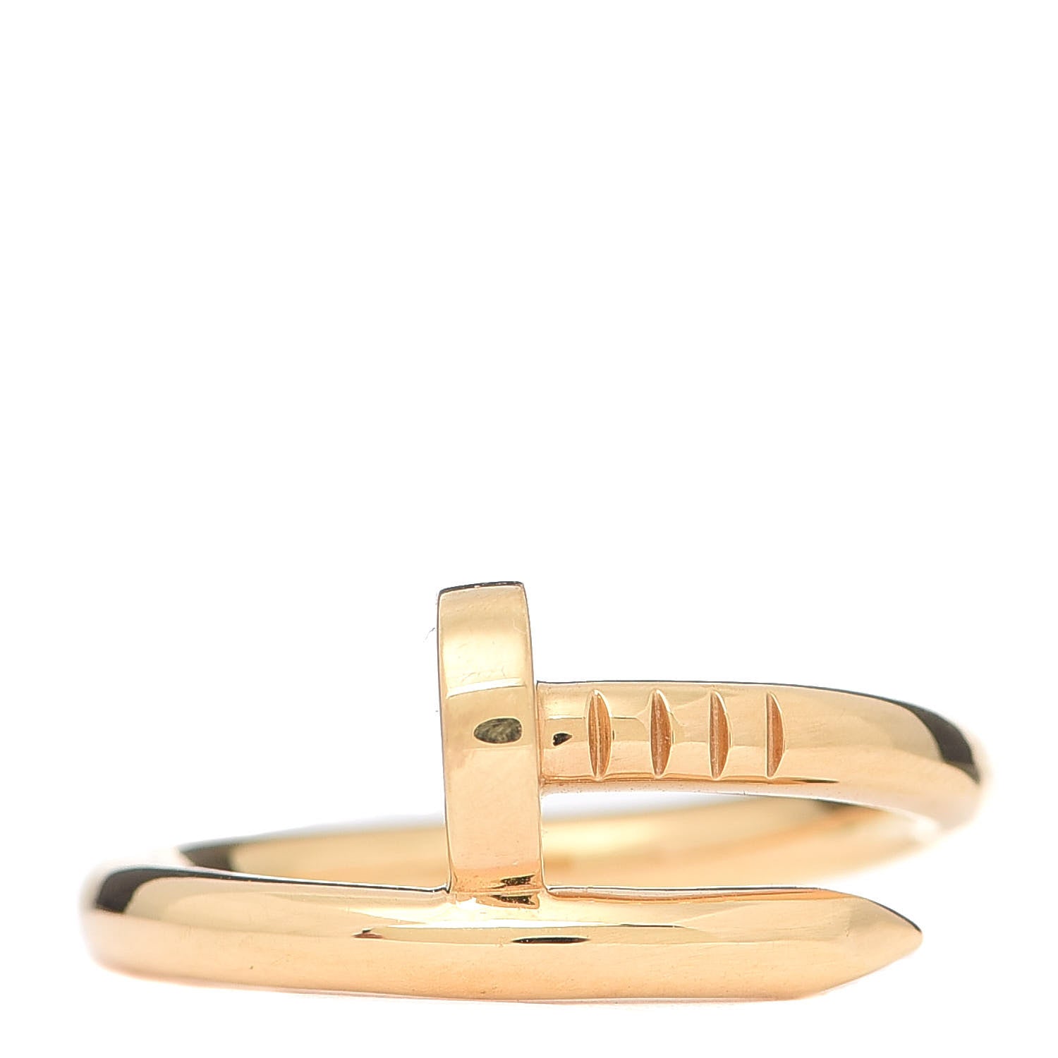 Cartier 18K Yellow Gold Juste Un Clou Ring 54 6.75 1 of 6