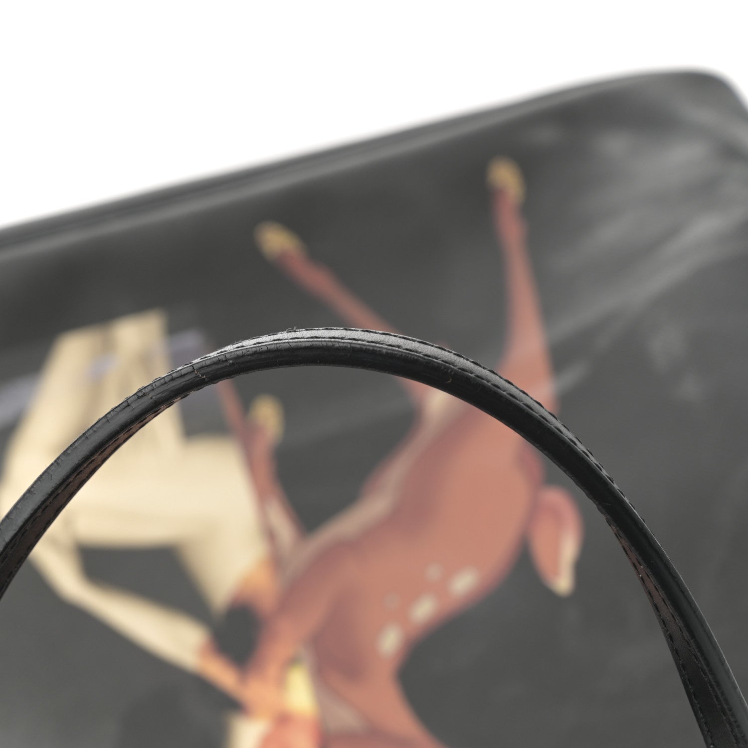 Givenchy Textured Coated Canvas Bambi Print Large Antigona Tote Black 13 of 15