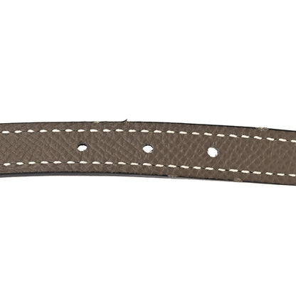 Hermes Swift Epsom 13mm Gamma Belt 75 30 Black Etoupe 3 of 5
