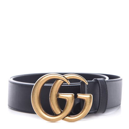 Gucci Calfskin Double G 40mm Belt 90 36 Black 1 of 6
