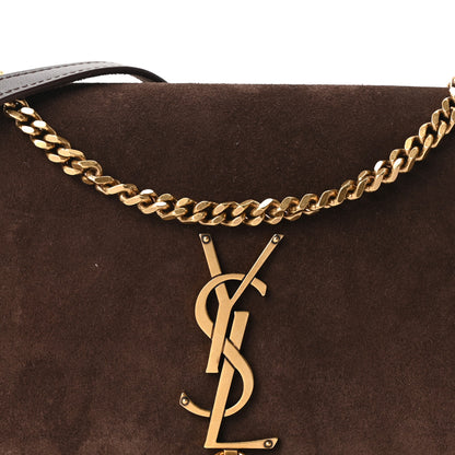 Saint Laurent Suede Monogram Tassel Kate 99 Baguette Bag Light Ocre 8 of 10