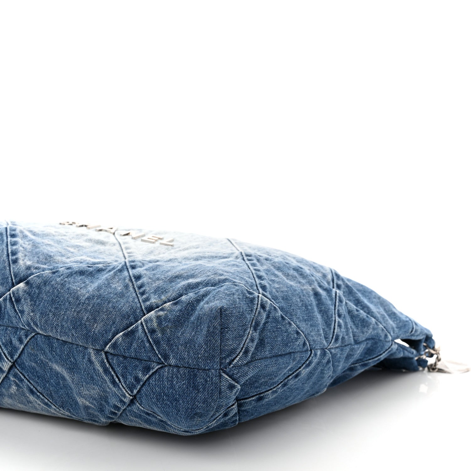 Chanel Denim Quilted Chanel 22 Blue 10 of 10