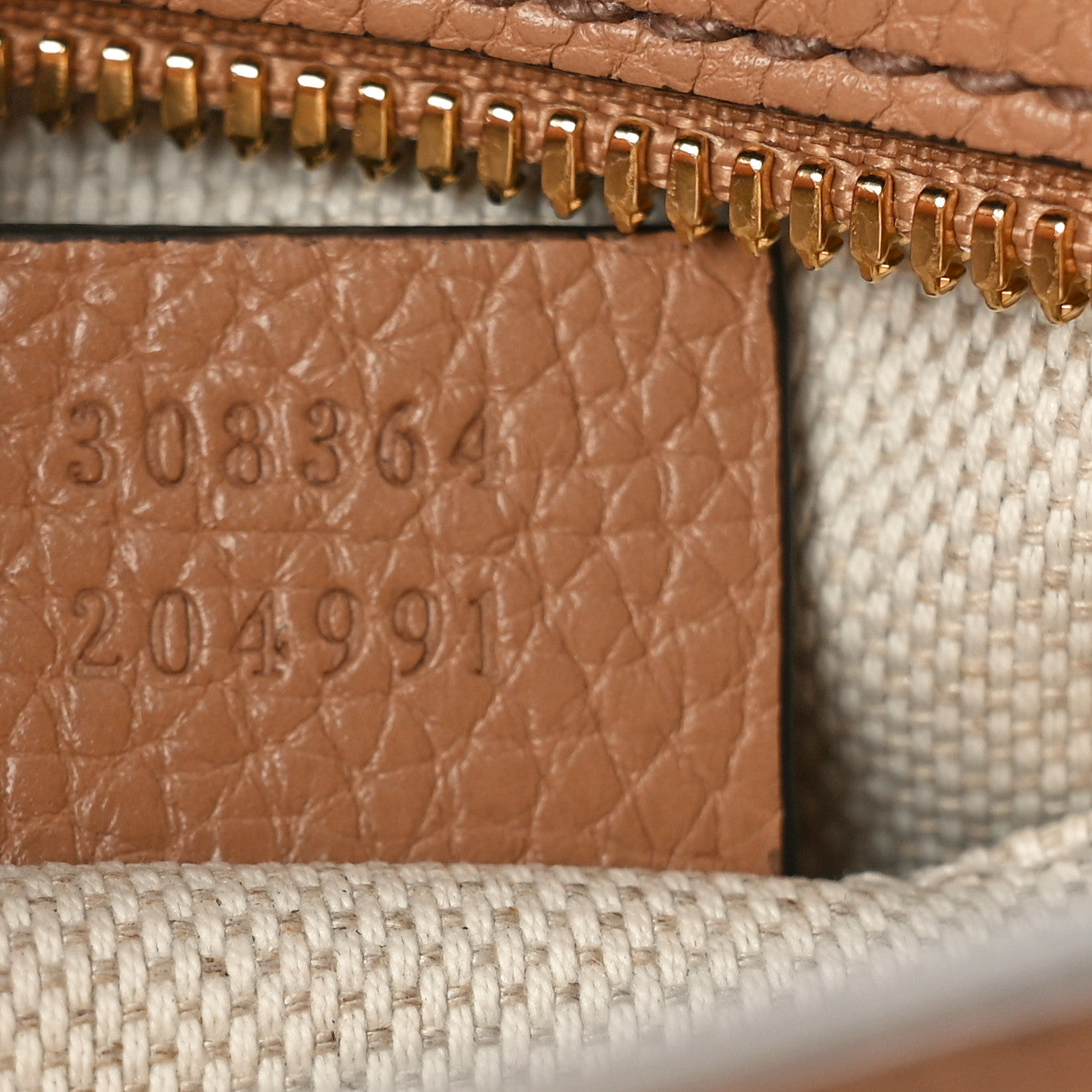 Gucci Pebbled Calfskin Small Soho Disco Bag Camelia 7 of 11