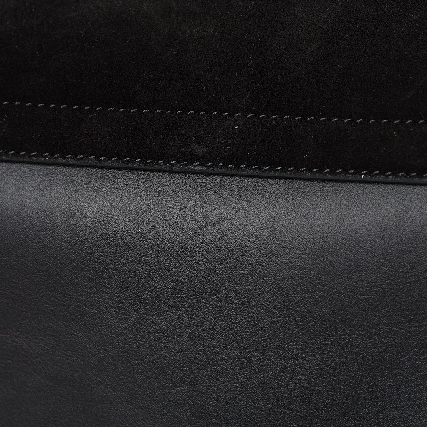 Chloe Suede Calfskin Medium Faye Shoulder Bag Black 14 of 14