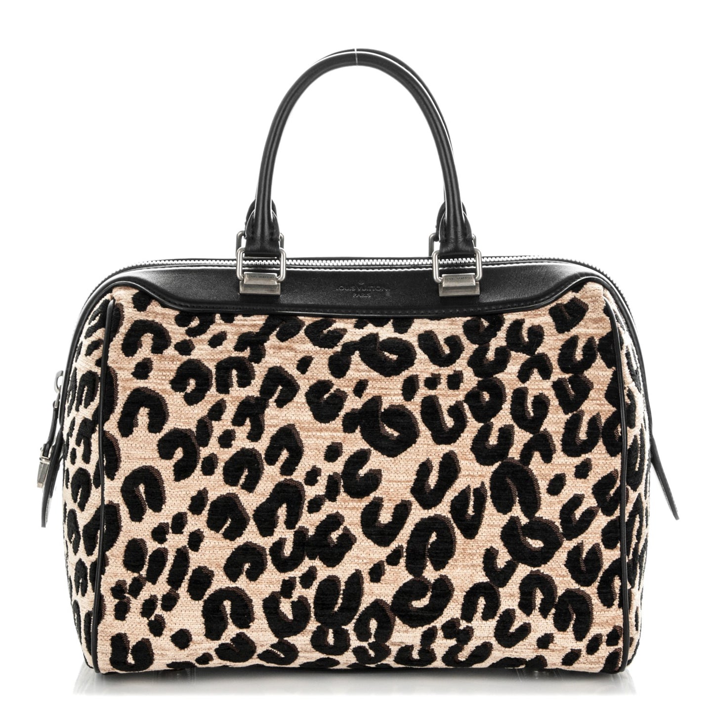Jacquard Velvet Leopard Print Stephen Sprouse Speedy