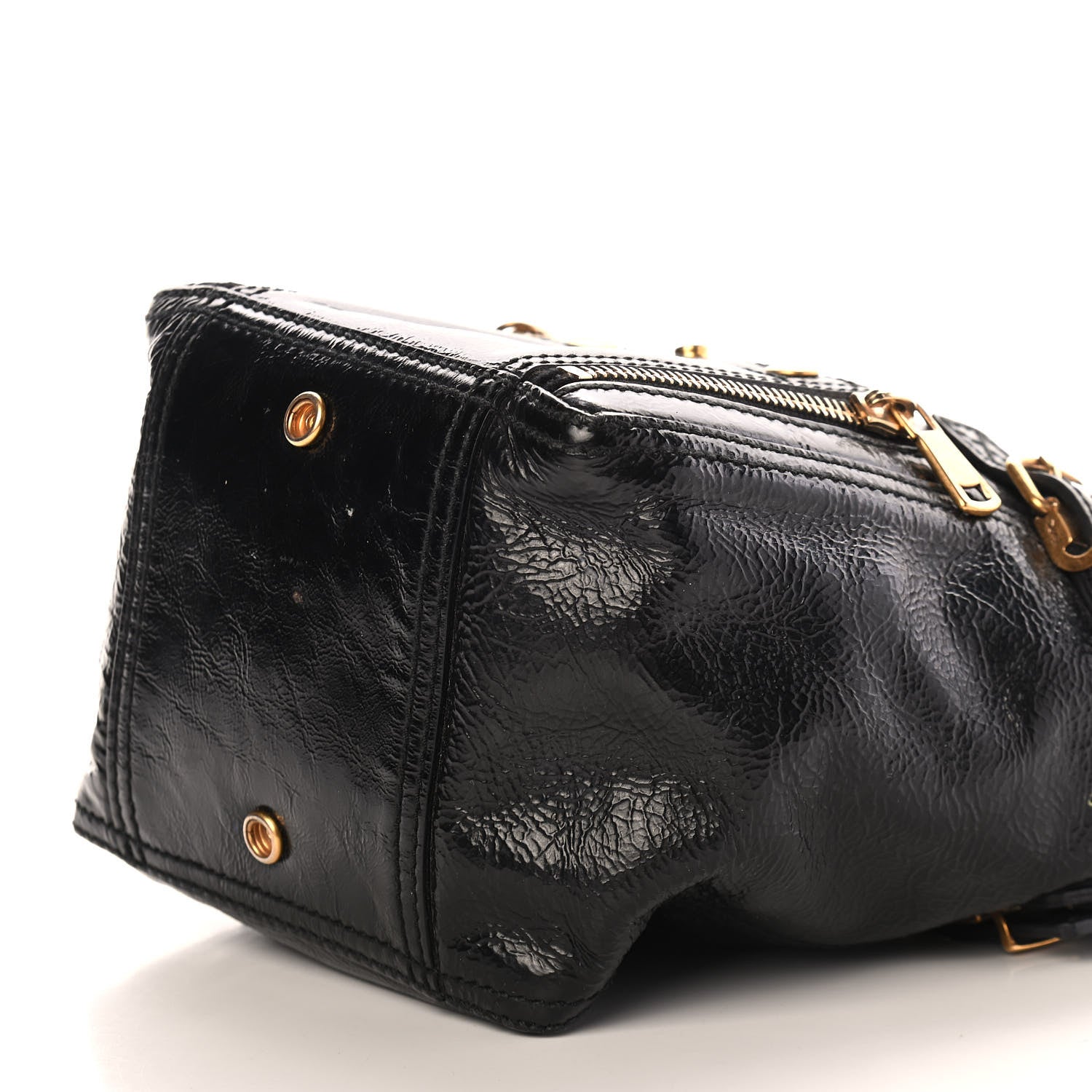 Saint Laurent Patent Mini Downtown Black 9 of 10