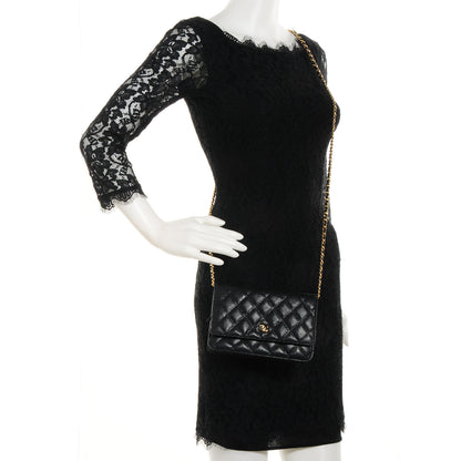 Chanel Caviar Quilted Wallet On Chain WOC Black 2 of 9