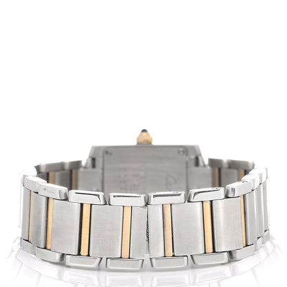 Cartier Stainless Steel 18K Yellow Gold 20mm Tank Francaise Quartz Watch 4 of 8