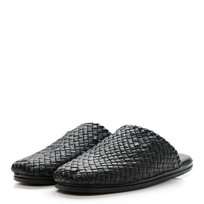 Bottega Veneta Nappa Intrecciato Slipper Mules 41 Black 3 of 8