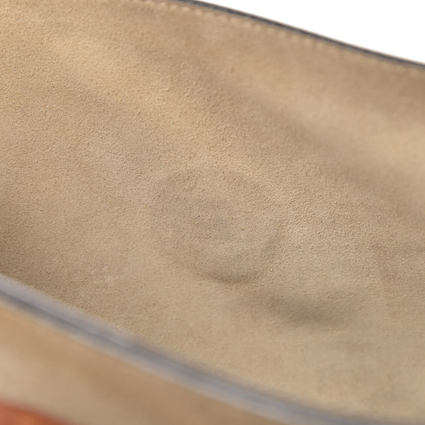 Suede Calfskin Medium Faye Shoulder Bag Tobacco