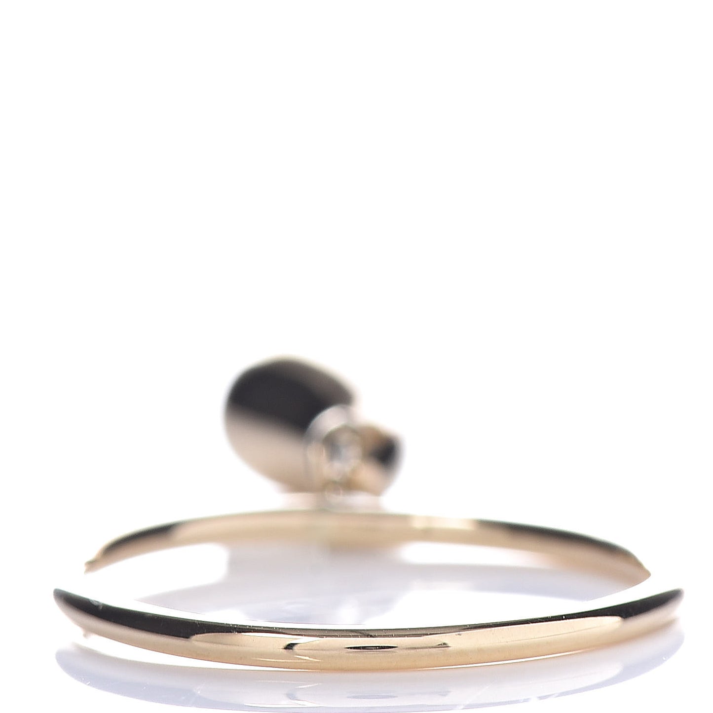 18K Yellow Gold Elsa Peretti Teardrop Charm Ring 49 5