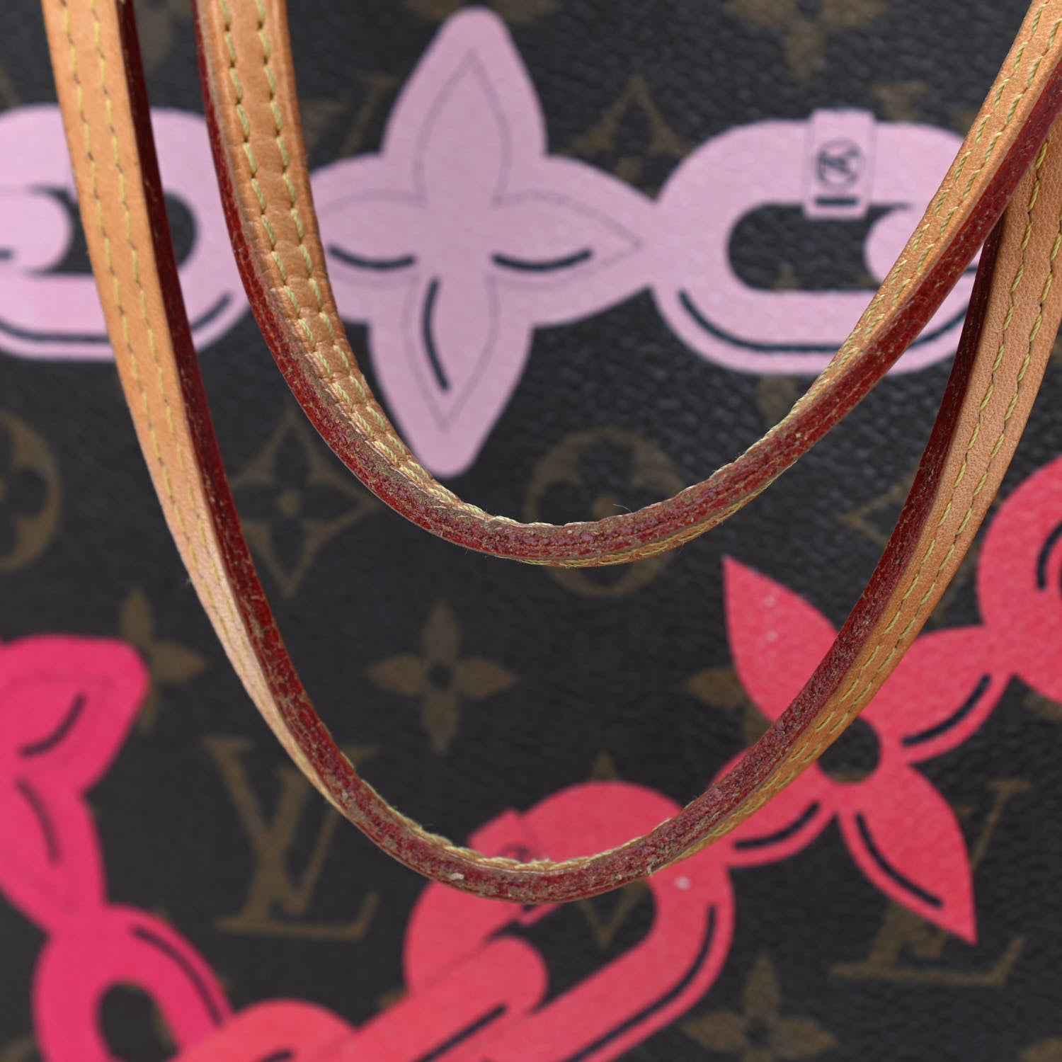 Louis Vuitton Monogram Bay Neverfull MM Rose Ballerine Poppy 10 of 12
