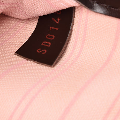 Louis Vuitton Damier Ebene Neo Neverfull MM Rose Ballerine 9 of 9