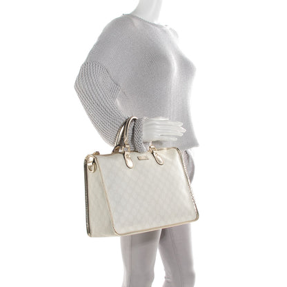 Gucci GG Plus Monogram Medium Joy Tote Bag White 2 of 8