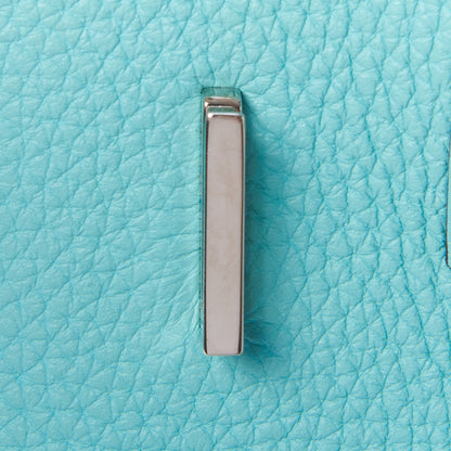Hermes Togo Birkin 30 Bleu Atoll 24 of 29