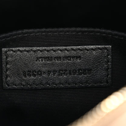 Saint Laurent Calfskin Matelasse Monogram Lou Camera Bag Dark Beige 12 of 25