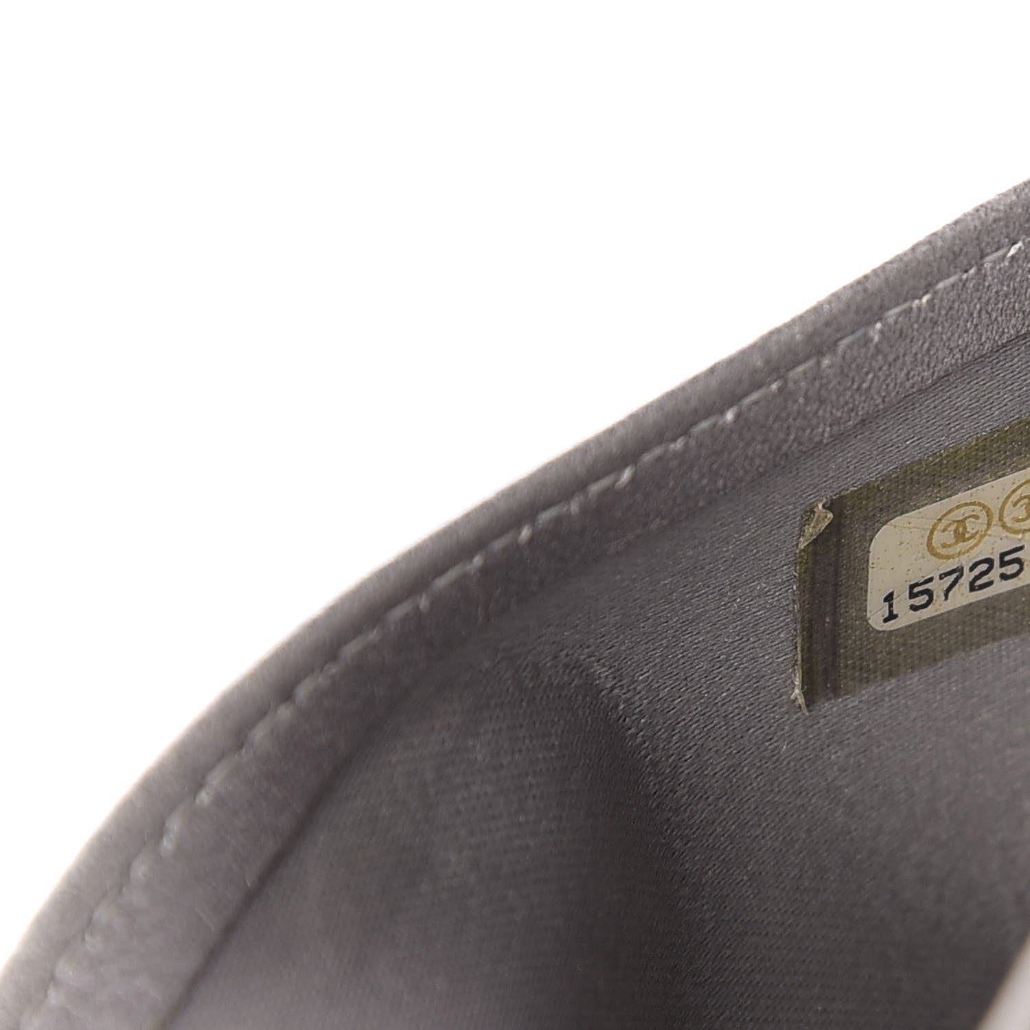 Chanel Lambskin Camellia Embossed Yen Wallet Black 7 of 12