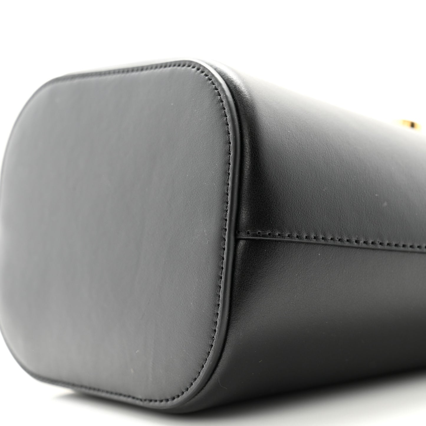 Smooth Calfskin Triomphe Mini Louise Bag Black