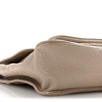 Saint Laurent Crinkled Calfskin Matelasse Monogram Medium Niki Chain Satchel Gold Sand 9 of 15