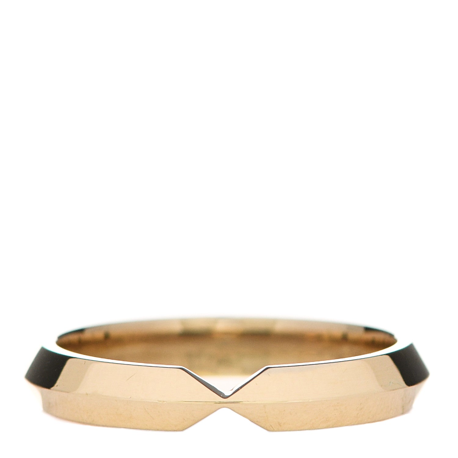 Tiffany 18K Yellow Gold Narrow Nesting Band Ring 49 5 1 of 5