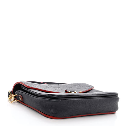 Louis Vuitton LOUIS VUITTON Empreinte Pochette Metis Marine Rouge 3 of 11