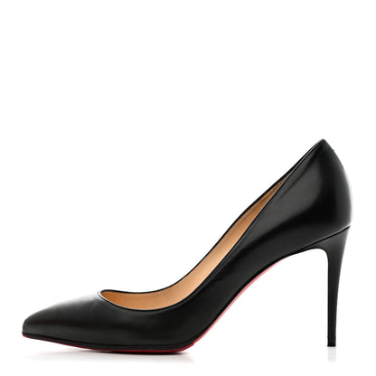 Christian Louboutin Shiny Nappa Pigalle Follies 85 Pumps 38.5 Black 1 of 9
