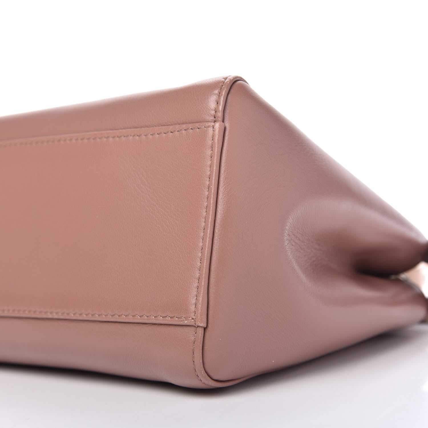 Fendi Nappa Colorblock Mini Peekaboo Iconic Satchel English Rose Plaster Oxigen 7 of 9