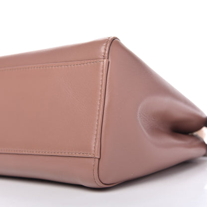 Fendi Nappa Colorblock Mini Peekaboo Iconic Satchel English Rose Plaster Oxigen 7 of 9