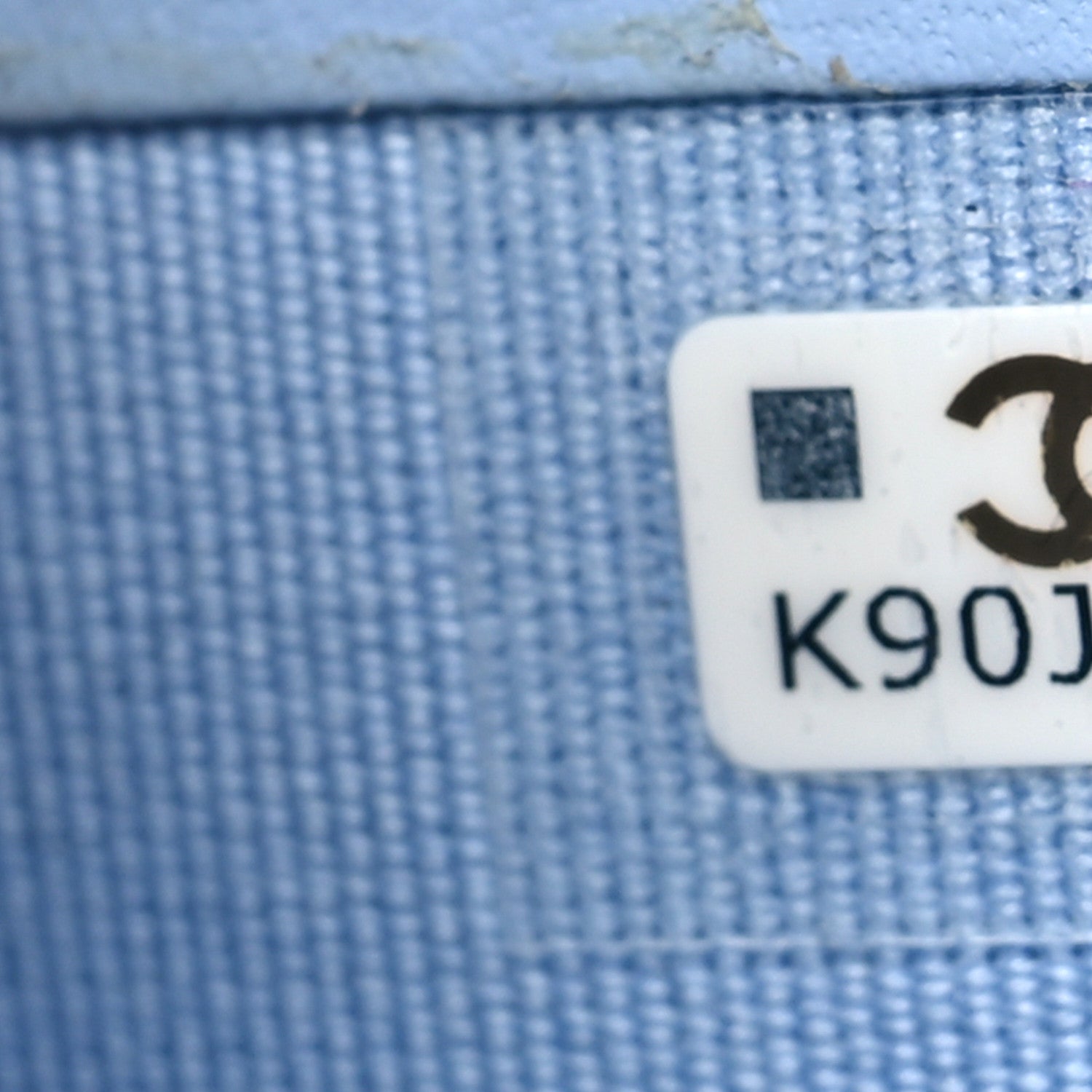 Chanel Caviar Quilted Compact Flap Wallet Light Blue 8 of 9