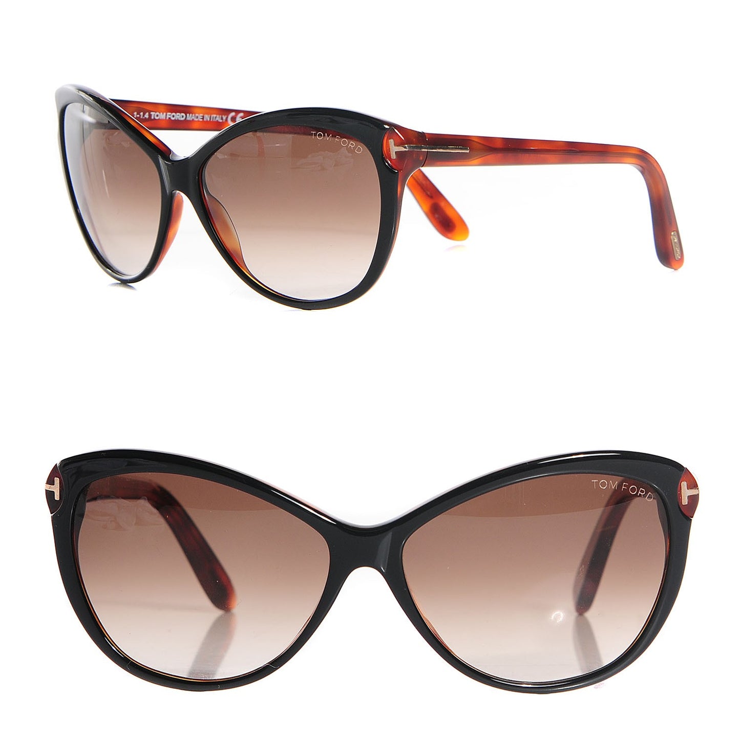 Telma Sunglasses TF325 Shiny Black Havana