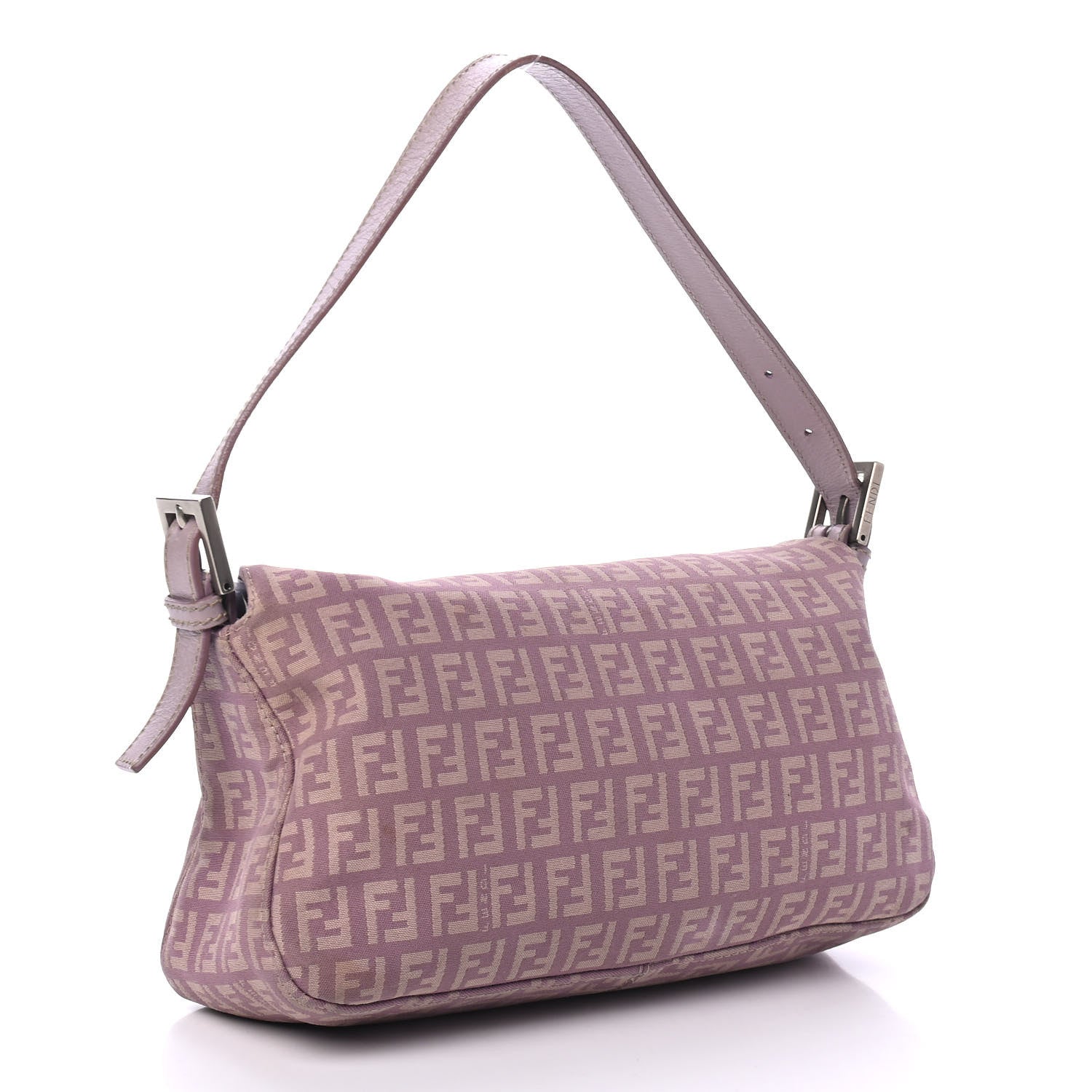 Fendi Zucchino Cuoio Baguette Lilla 2 of 5