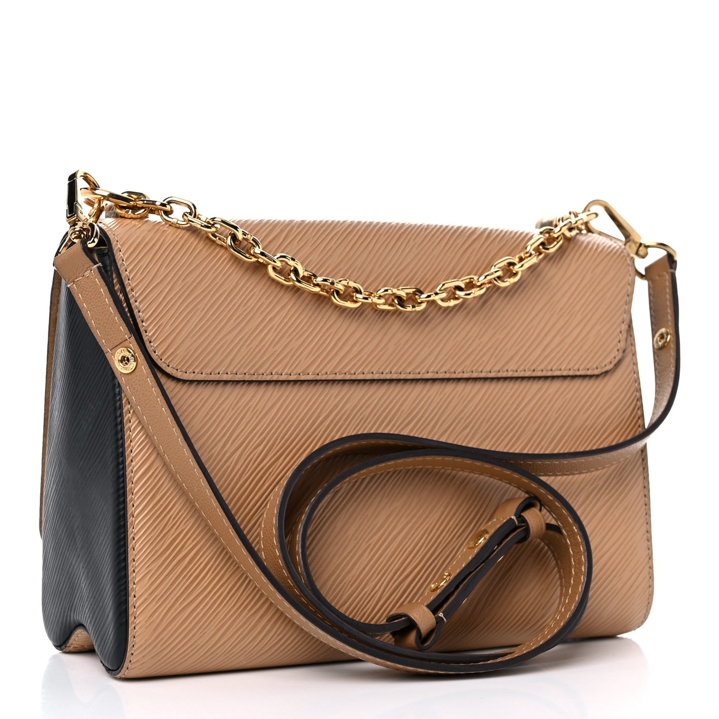 Epi Twist Shoulder Bag MM Camel