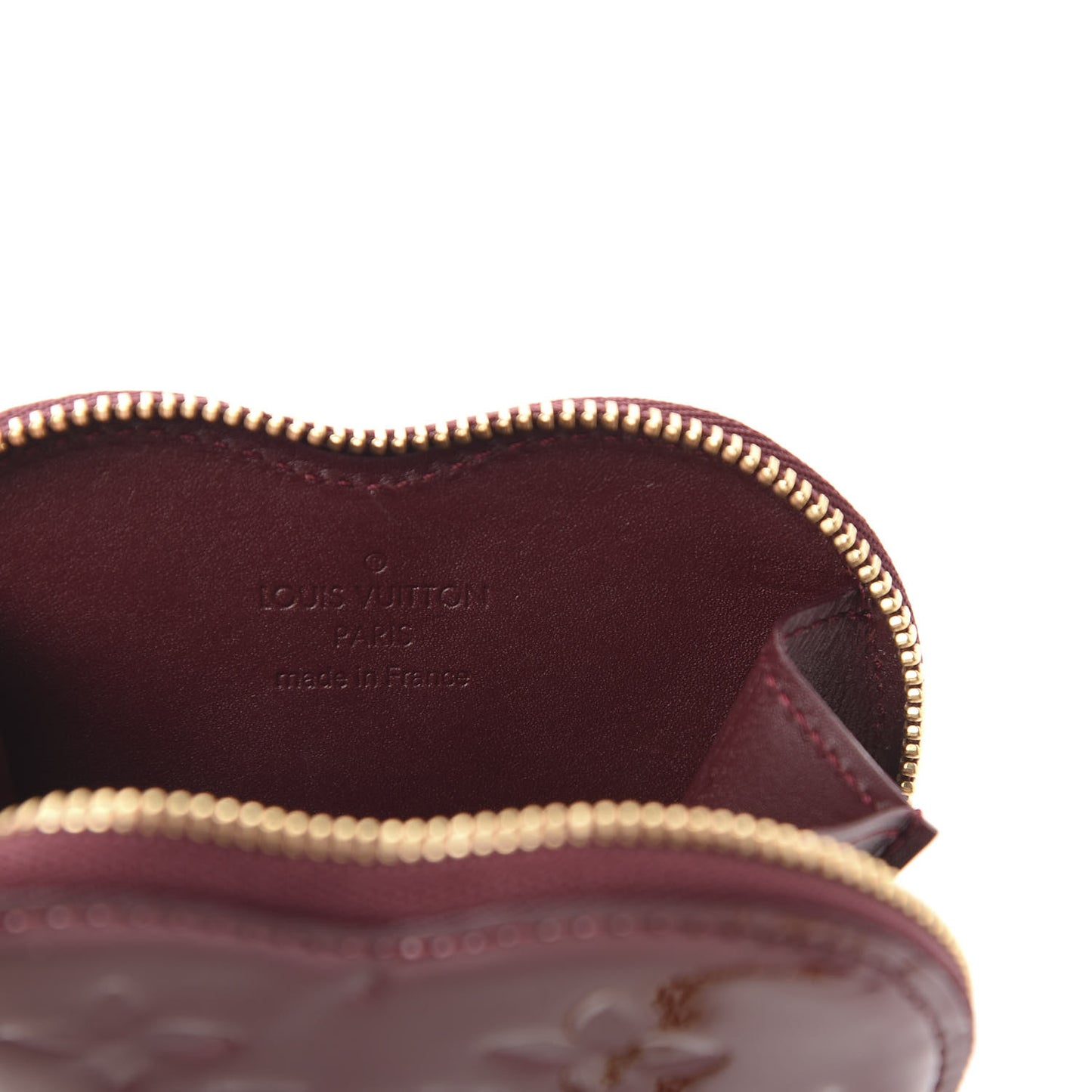 Vernis Coeur Heart Coin Purse Rouge Fauviste