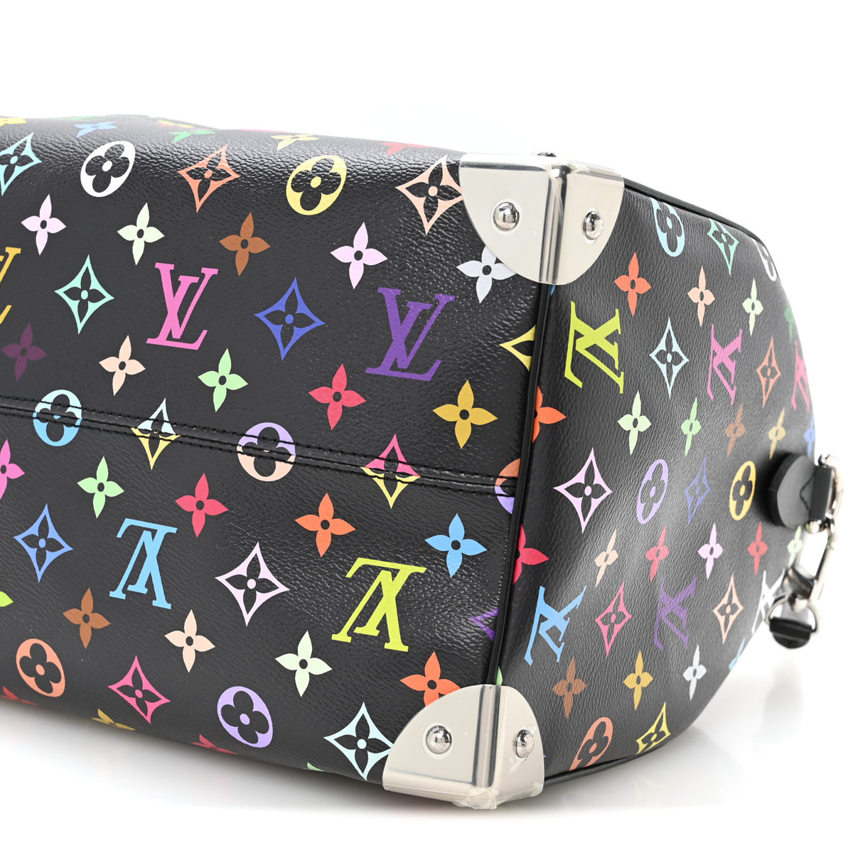 LV X TM Monogram Multicolor Speedy Soft 30 Black