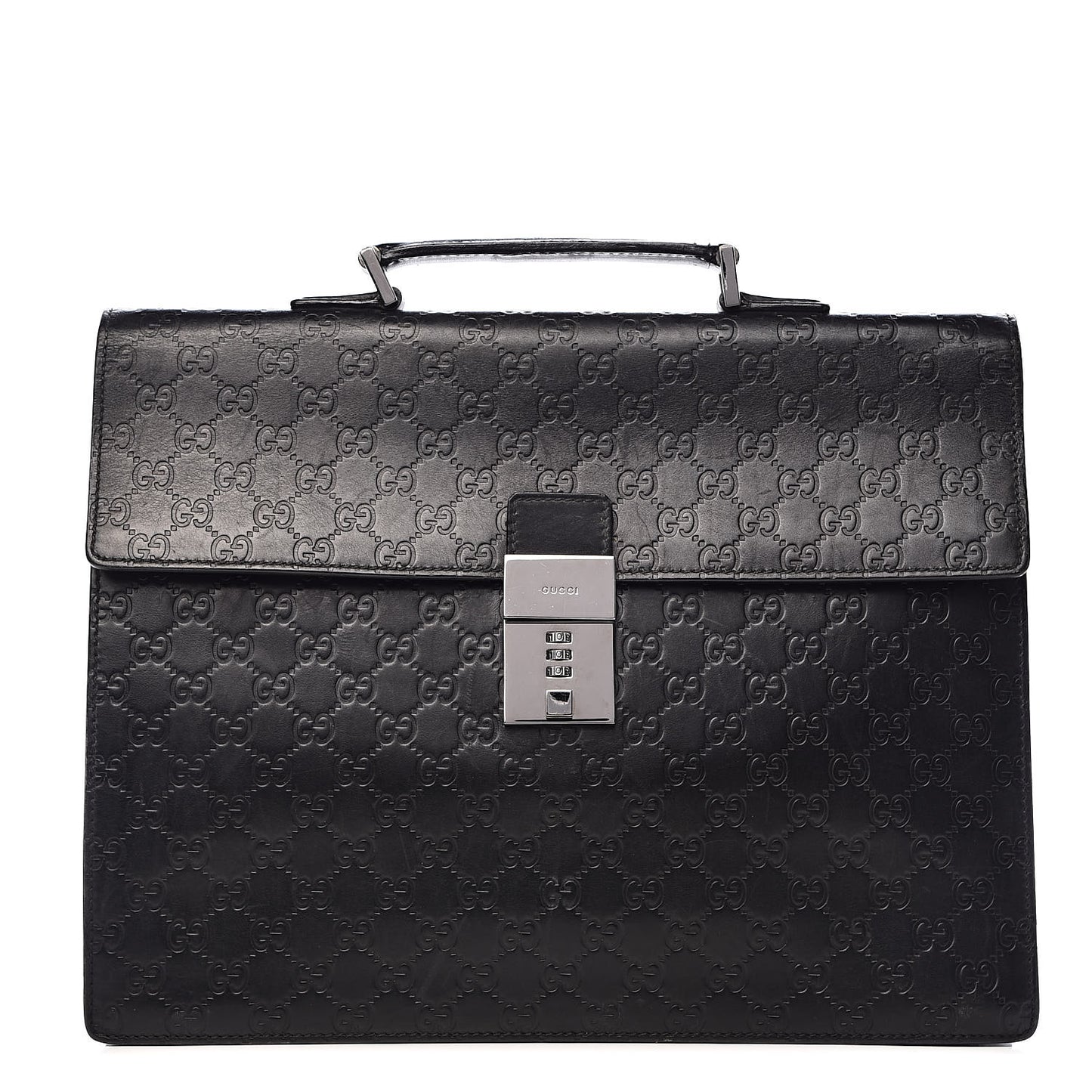Guccissima Briefcase Black