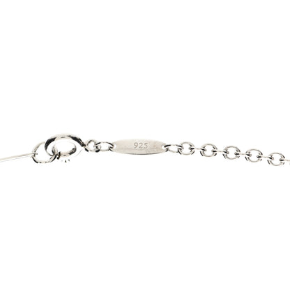 Tiffany Sterling Silver Rock Crystal 16mm Elsa Peretti Teardrop Lariat Necklace 4 of 6