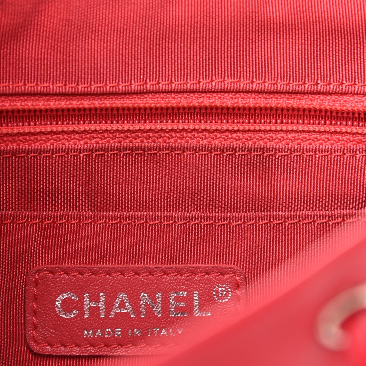 Lambskin Quilted Small Urban Spirit Backpack Red