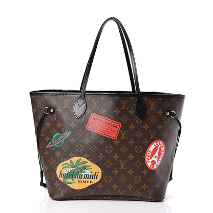 Louis Vuitton Monogram My LV World Tour Neverfull MM 3 of 11
