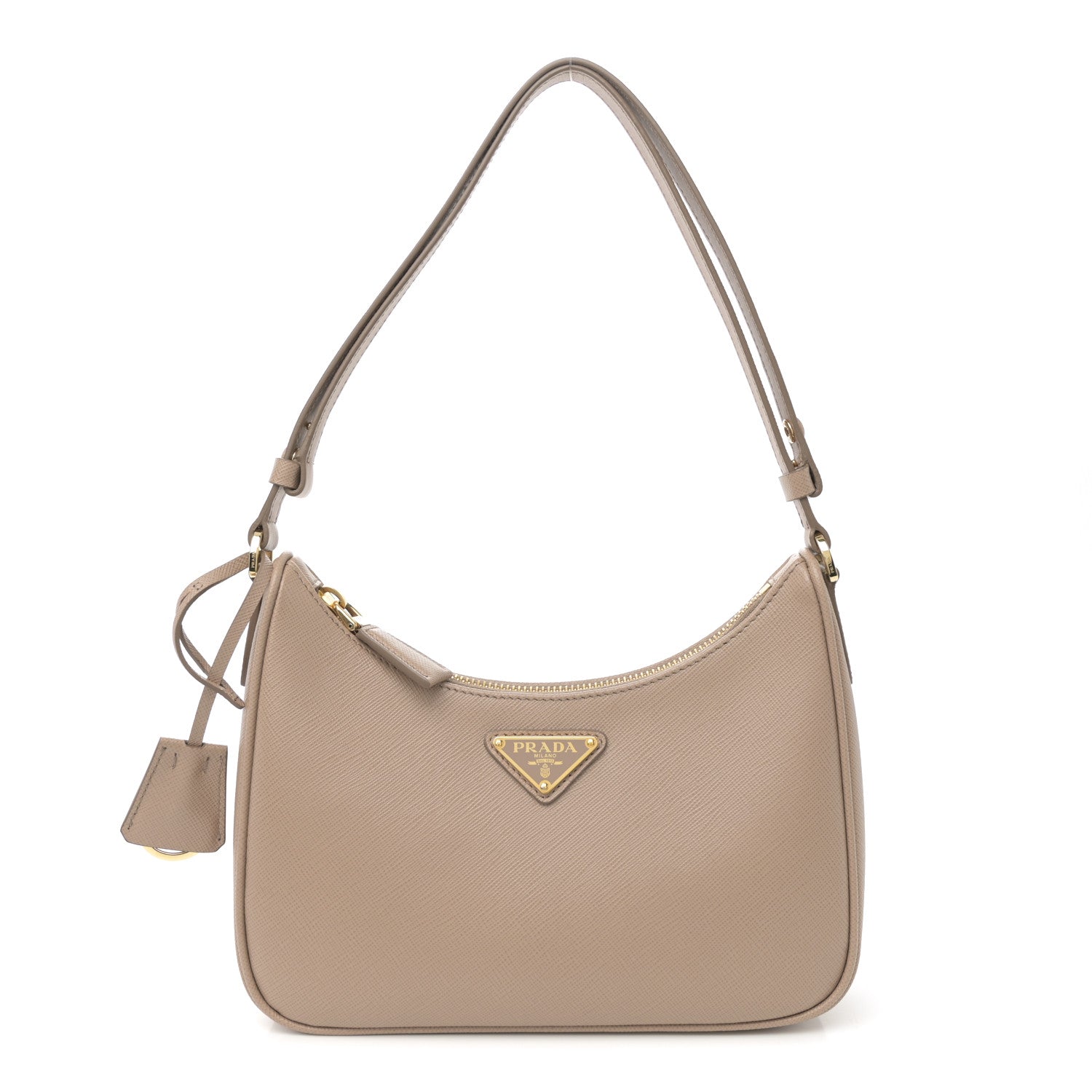 Prada Saffiano Lux Re-Edition Mini Shoulder Bag Cammeo 1 of 12