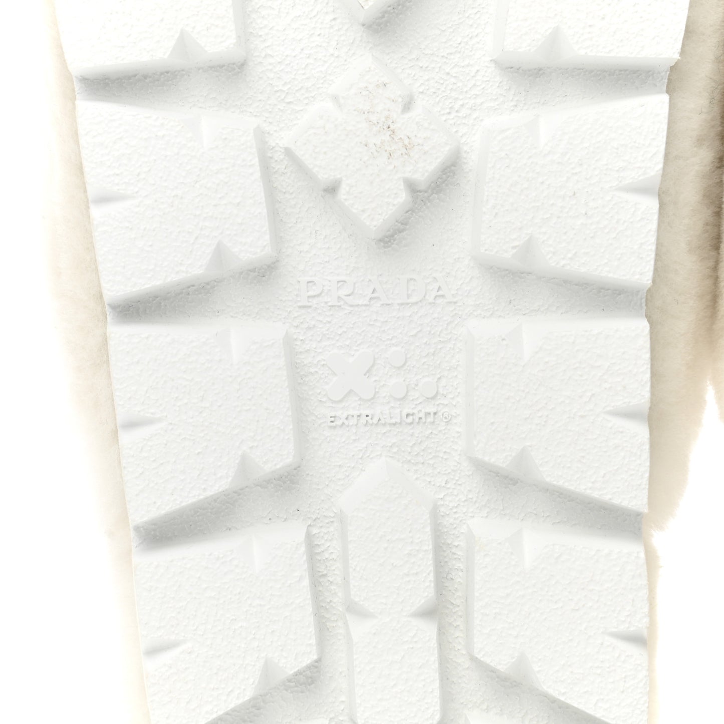 Montone Metal Triangle Logo 20mm Slippers 39 Bianco
