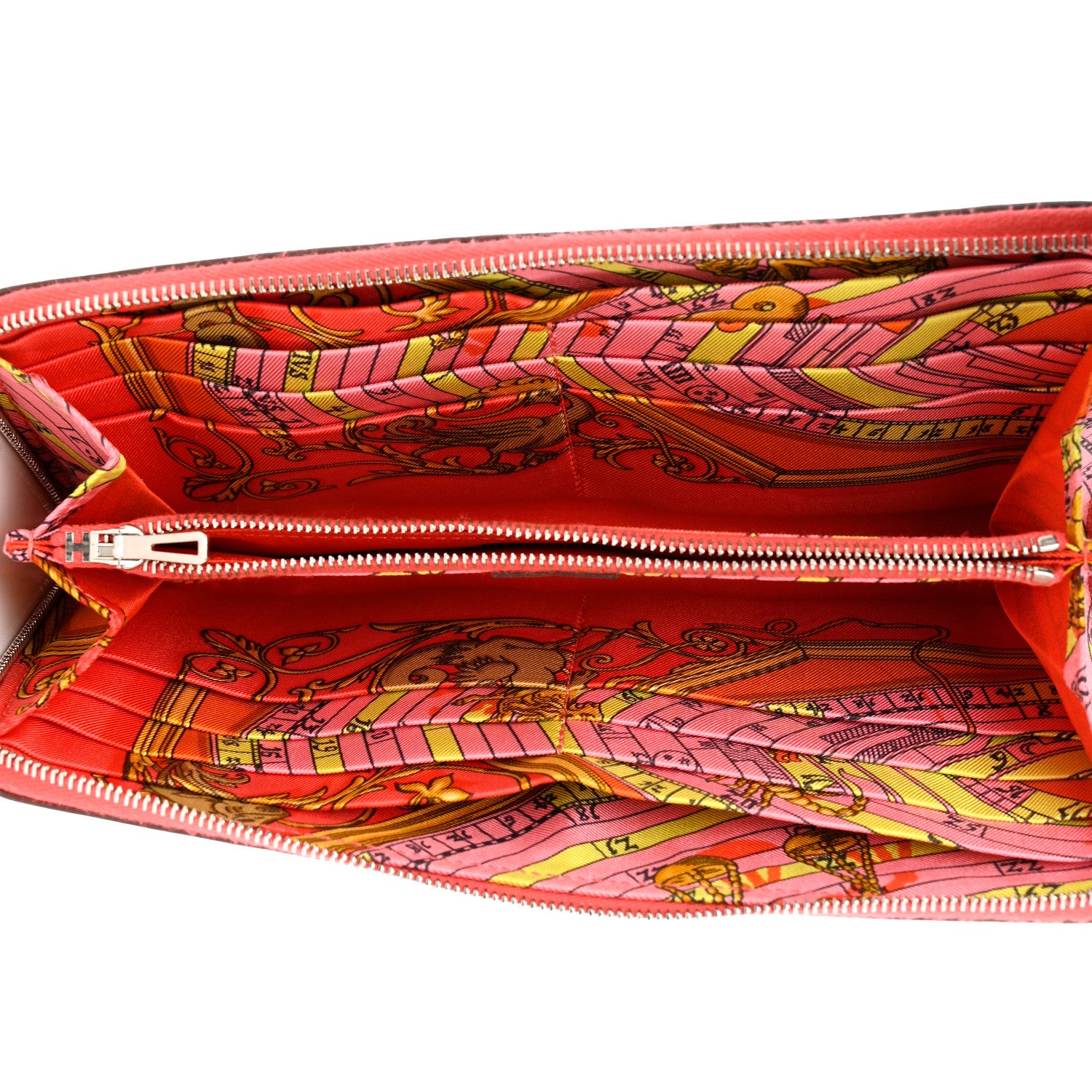 Hermes Epsom Silk'In Wallet Rose Jaipur 5 of 10