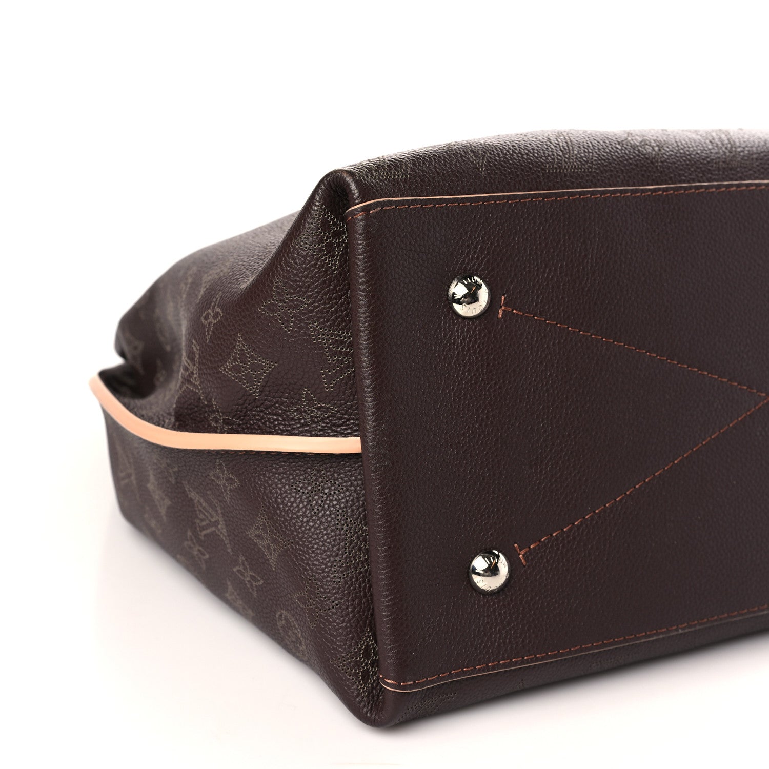 Louis Vuitton Mahina Carmel Hobo Chocolate 7 of 8