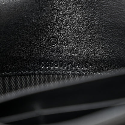 Gucci Microguccissima Crossbody Wallet Black 6 of 9