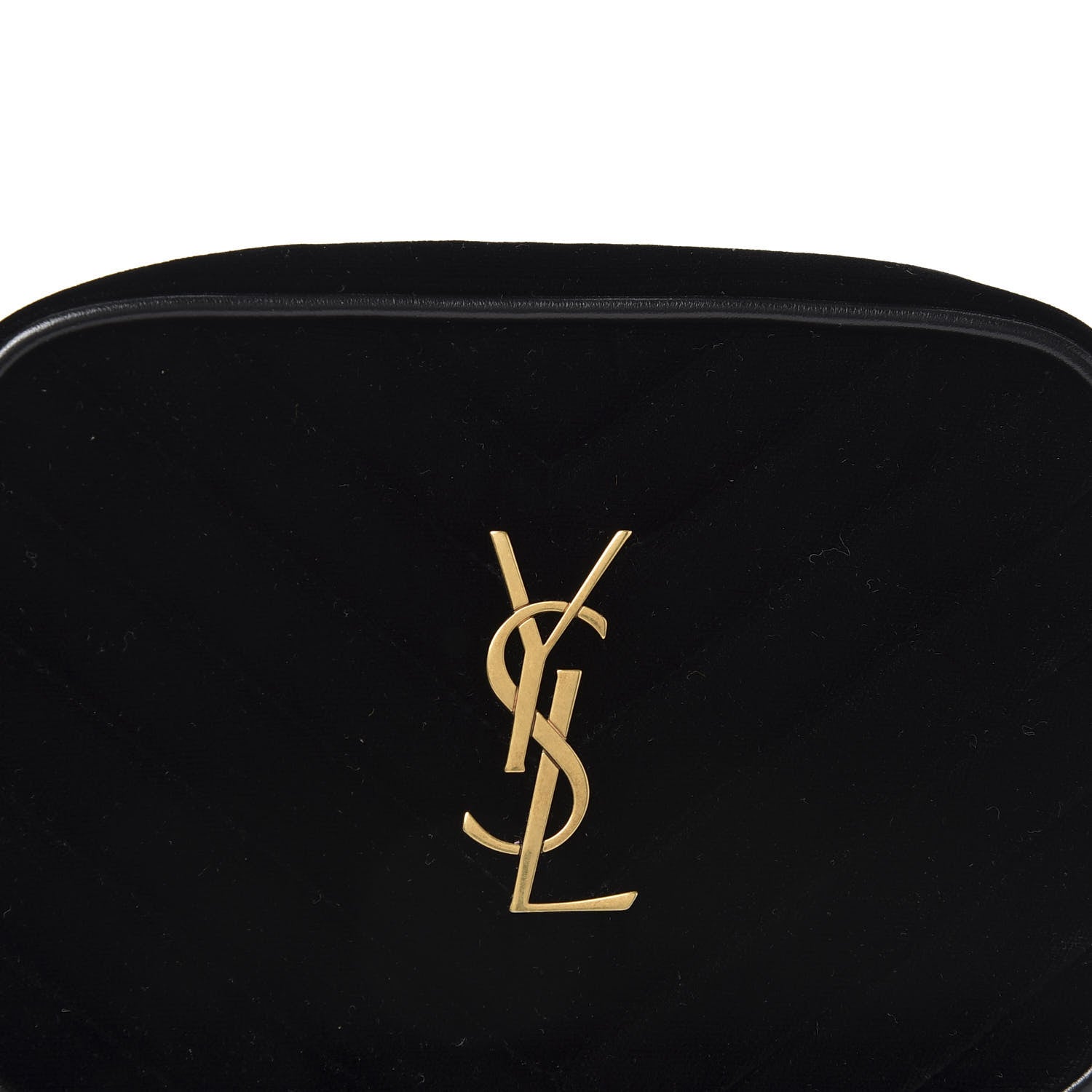 Saint Laurent Velour Matelasse Monogram Lou Belt Bag Black 9 of 9